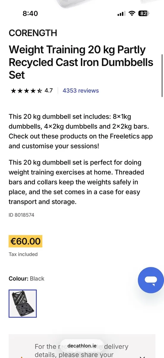 Dumbbell set - Image 3