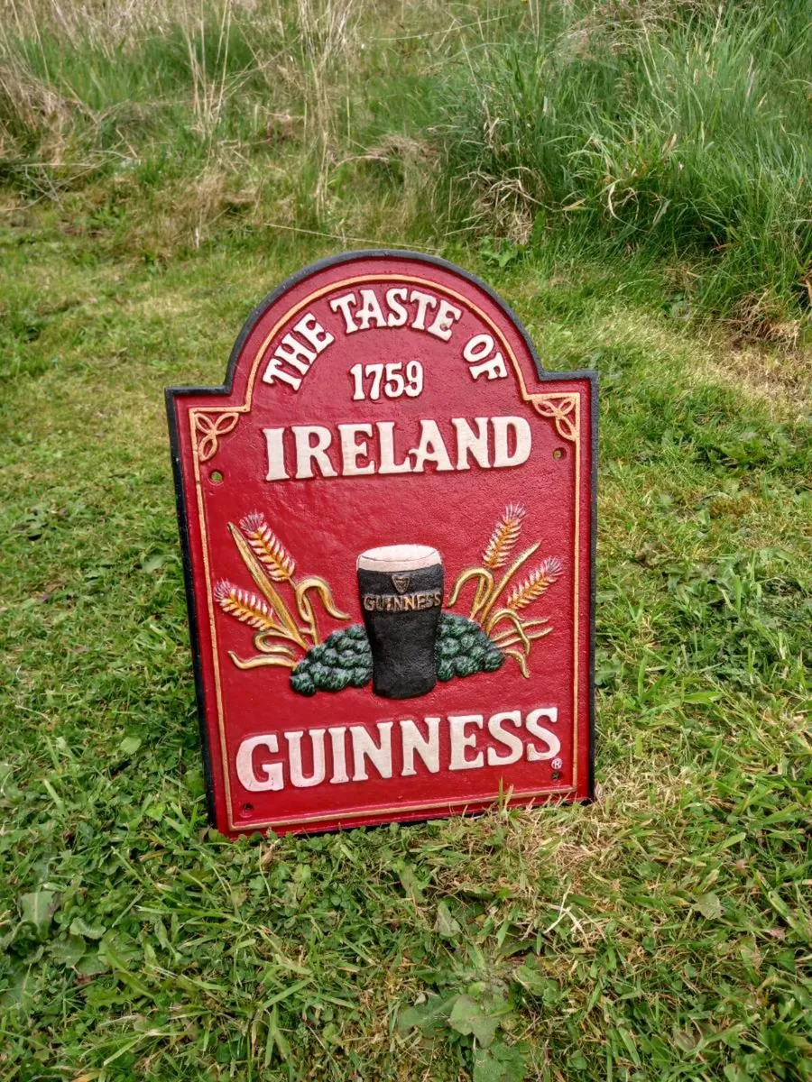 Taste of Ireland Cast Iron Sign - Image 1
