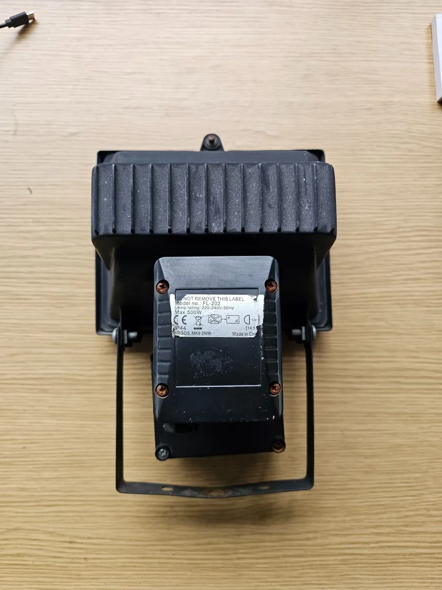 500W Floodlight PIR outdoor wall light security - Image 3