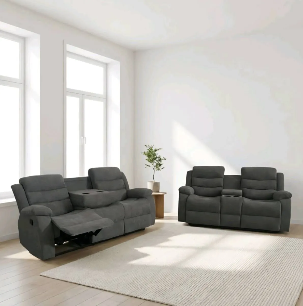 Brand new 3+2 fabric sofa
