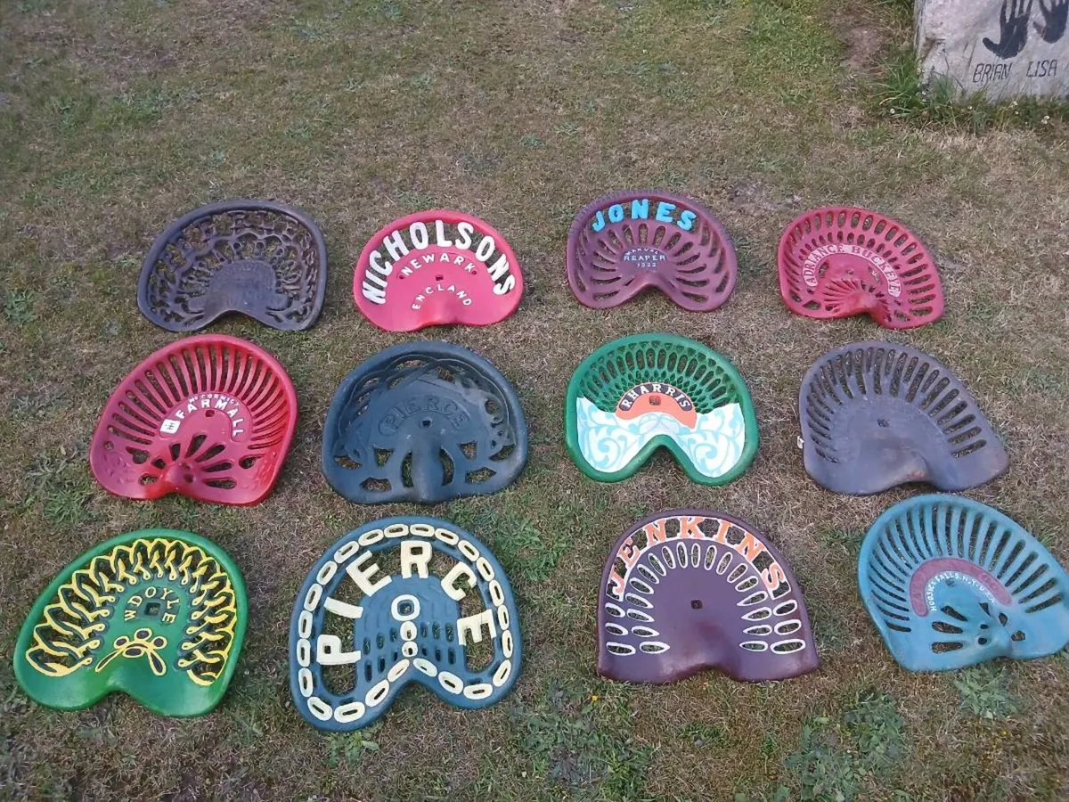 Cast Iron Tractor Seats - Image 1