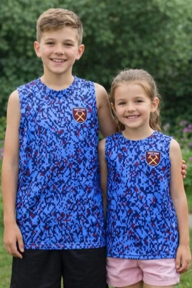 BRAND NEW West Ham Tops: 7-8yrs / 11-12yrs (for bo - Image 1