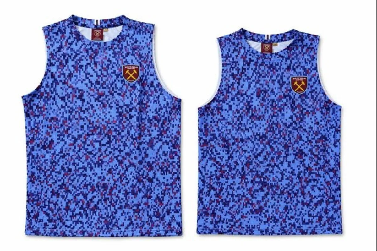 BRAND NEW West Ham Tops: 7-8yrs / 11-12yrs (for bo - Image 2