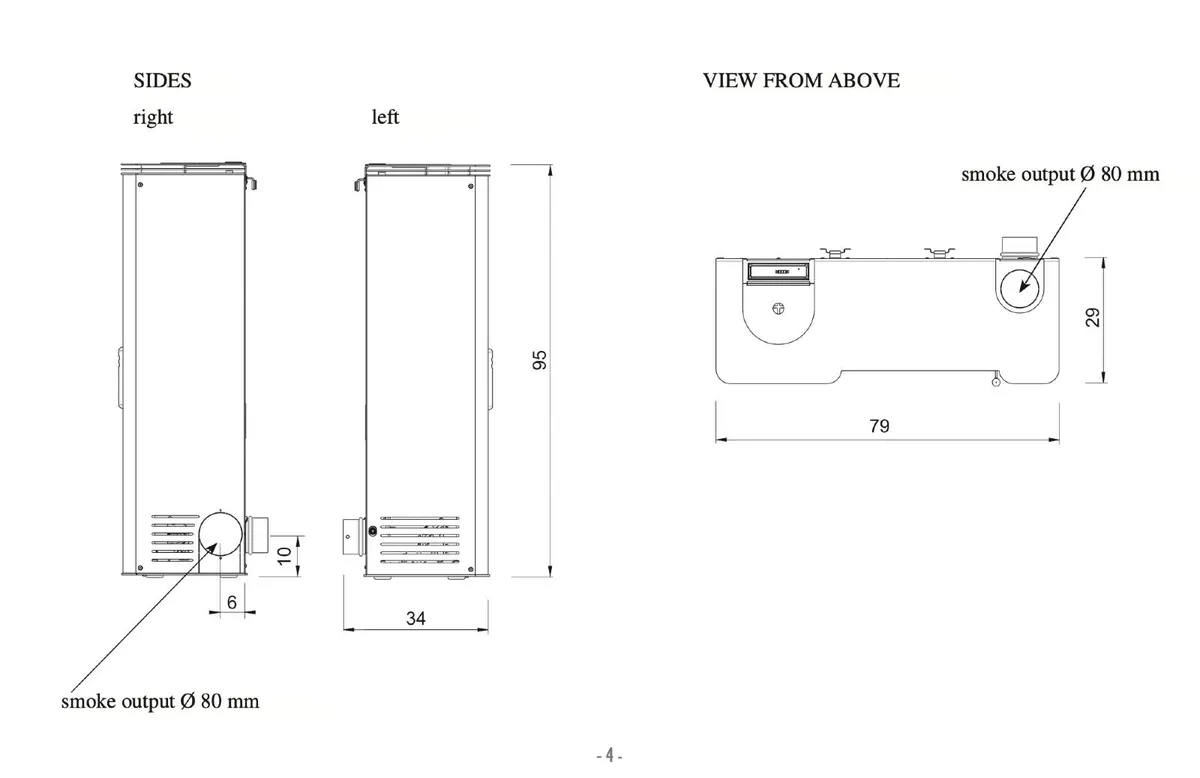 7kw Innofire Quick pellet stove - Image 3