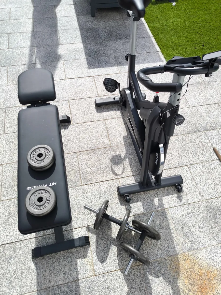 Home Gym - Bike, Bench, Weights - Image 2