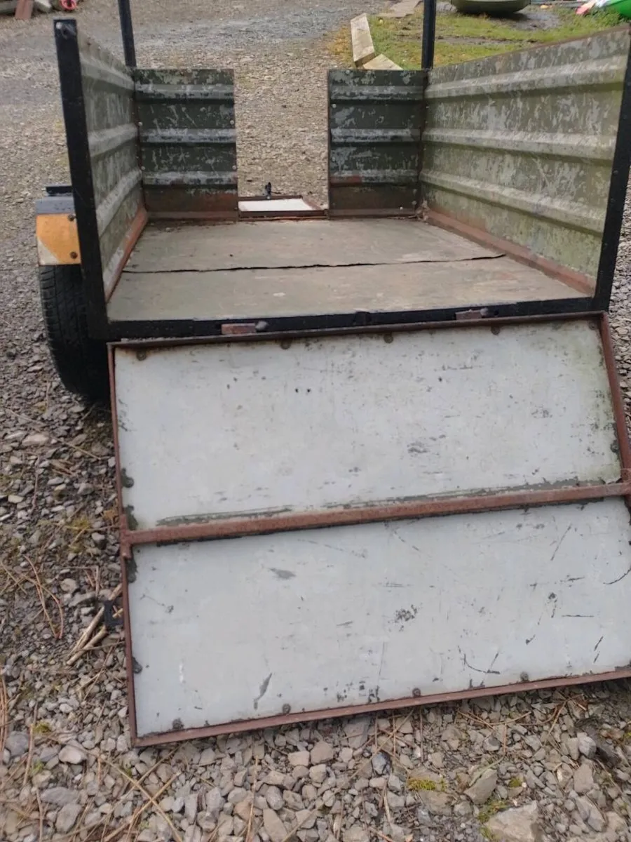5 x 4 trailer with front and rear gates - Image 3