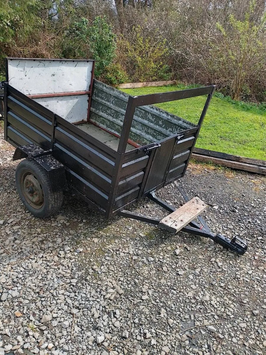 5 x 4 trailer with front and rear gates - Image 2