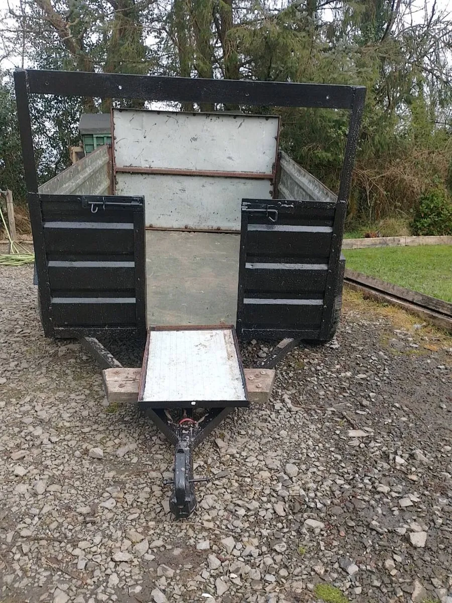 5 x 4 trailer with front and rear gates - Image 3