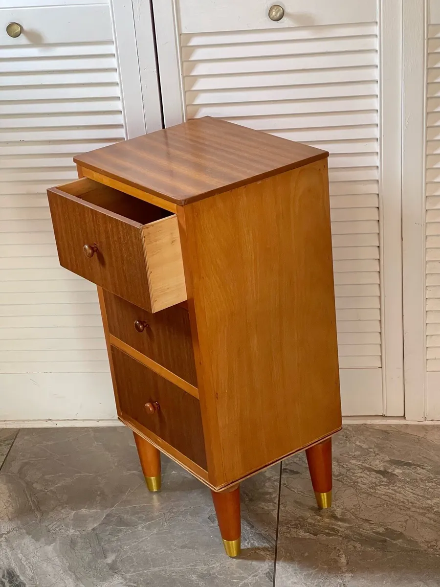 Mid century bedside cabinets - Image 3