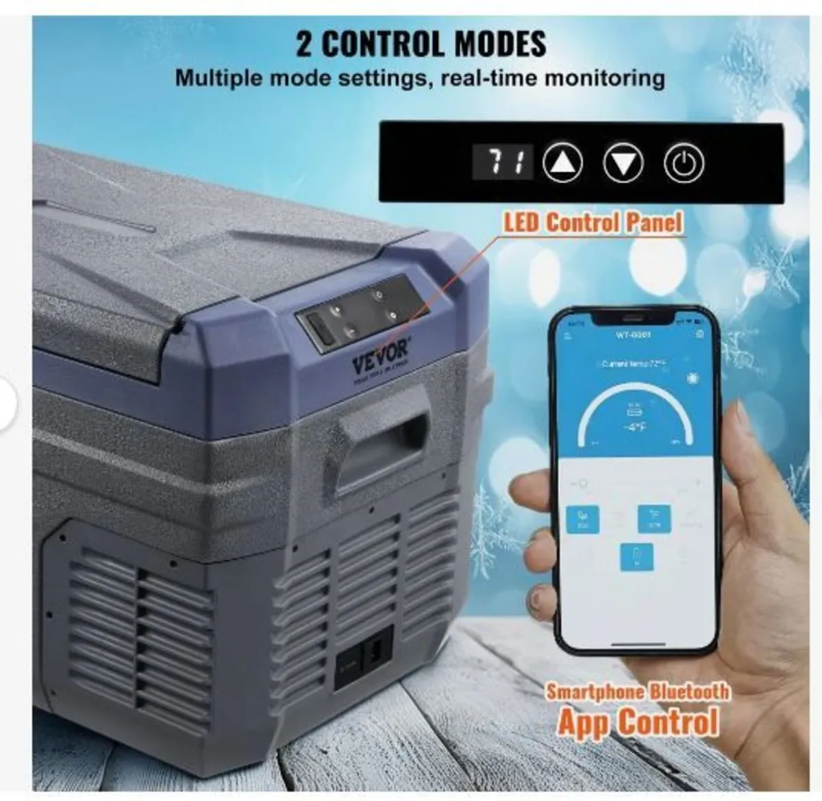 Car Refrigerator, 12 Volt Car Refrigerator Fridge - Image 2