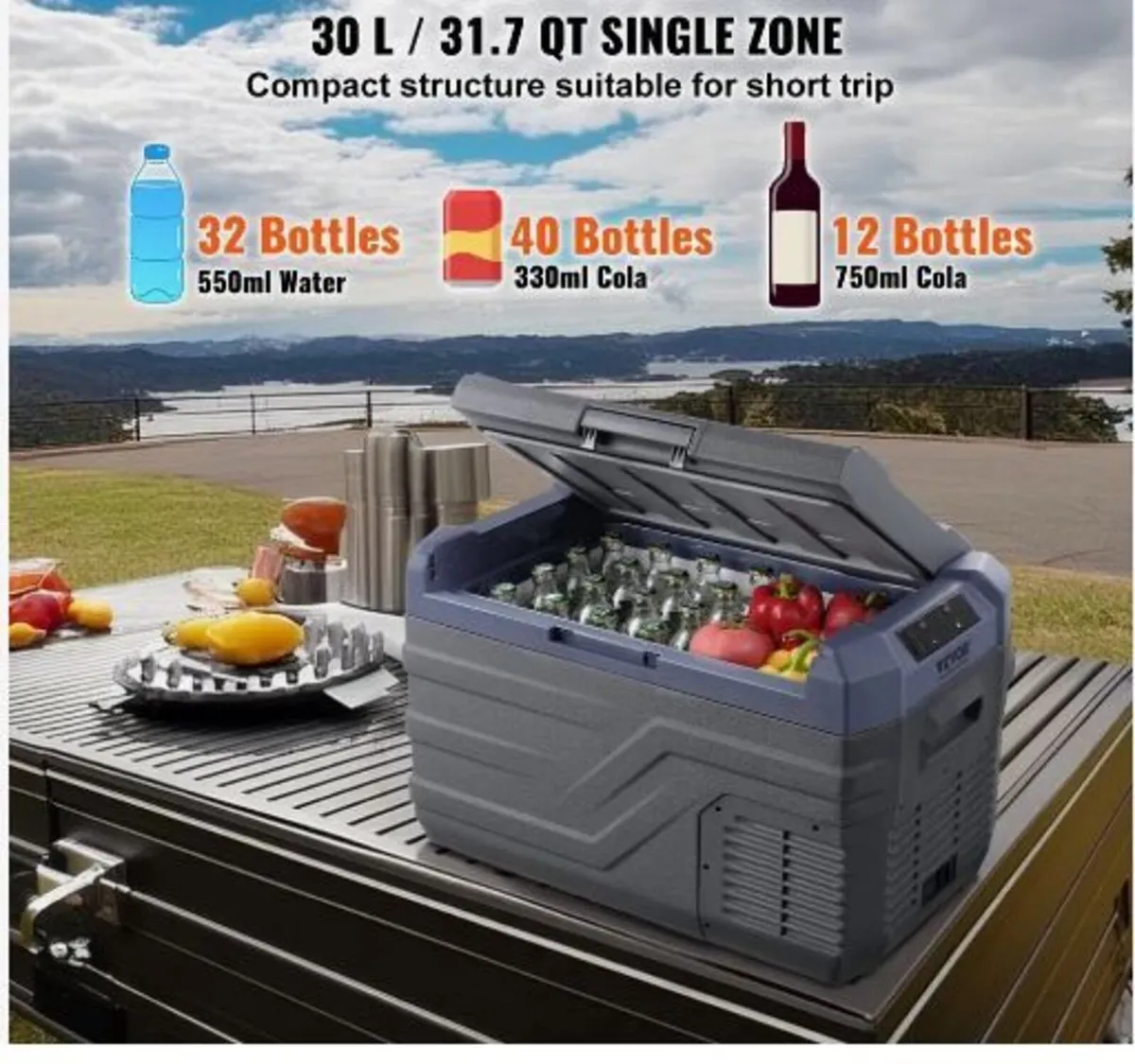 Car Refrigerator, 12 Volt Car Refrigerator Fridge - Image 3