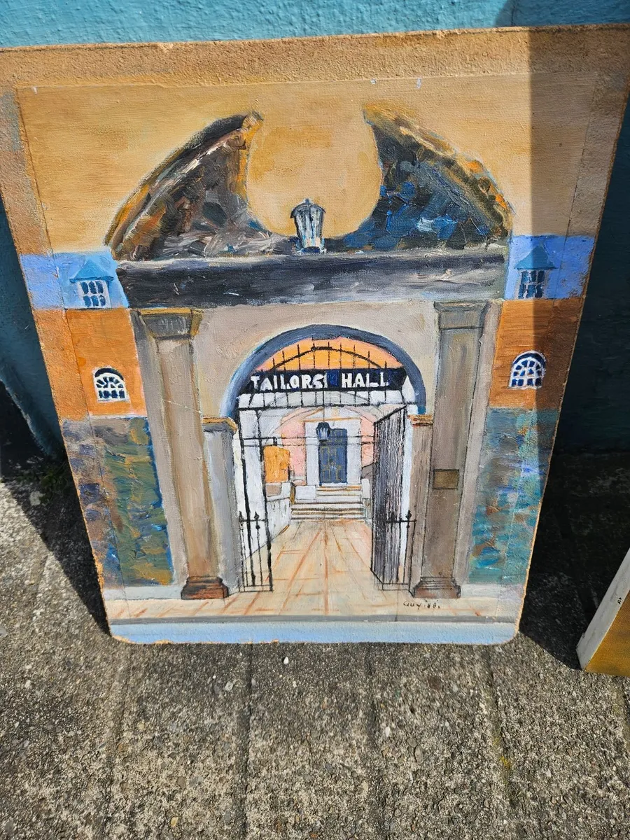 Vintage Oil on Board - Image 2