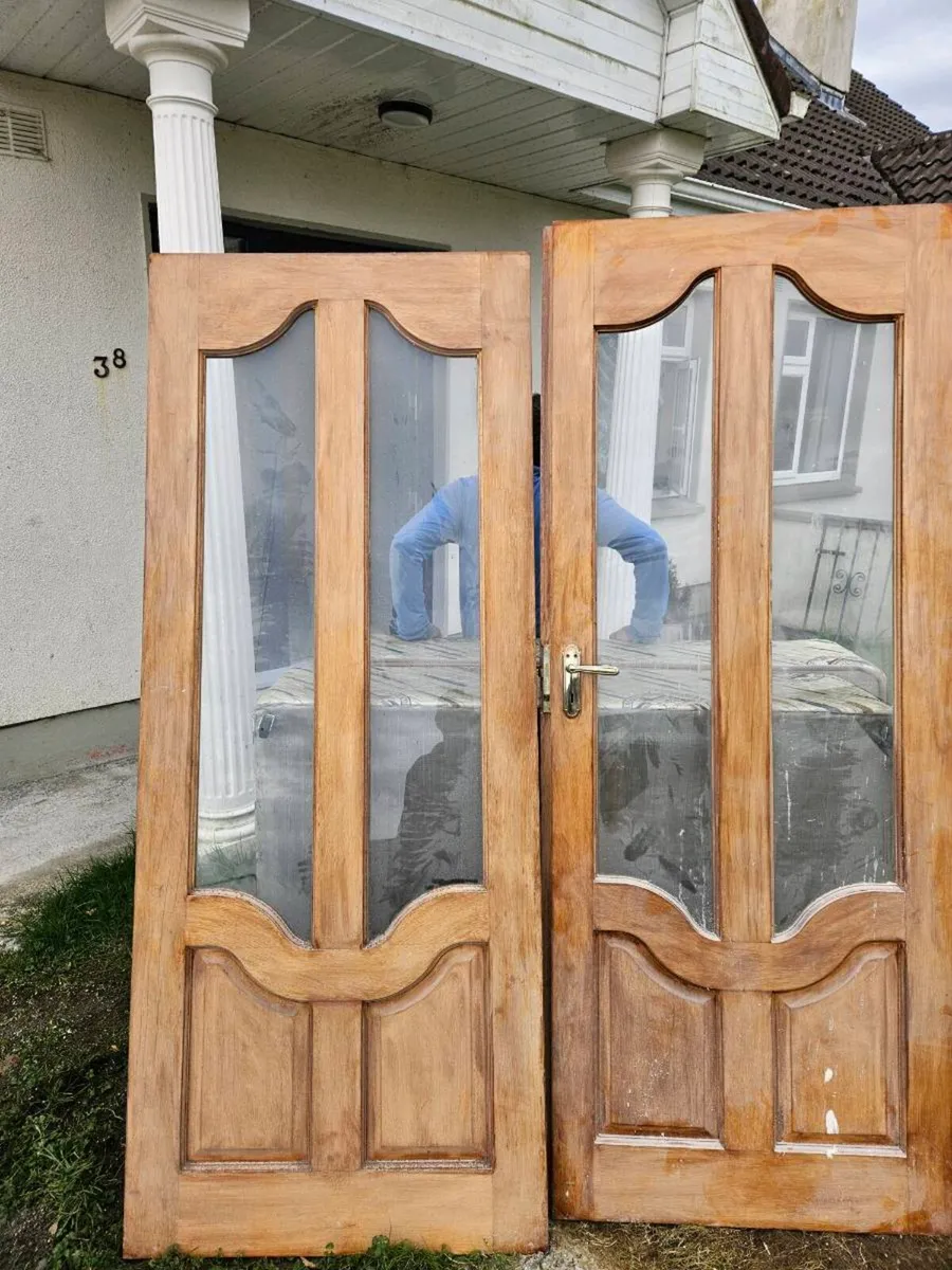 Oak double doors - Image 1