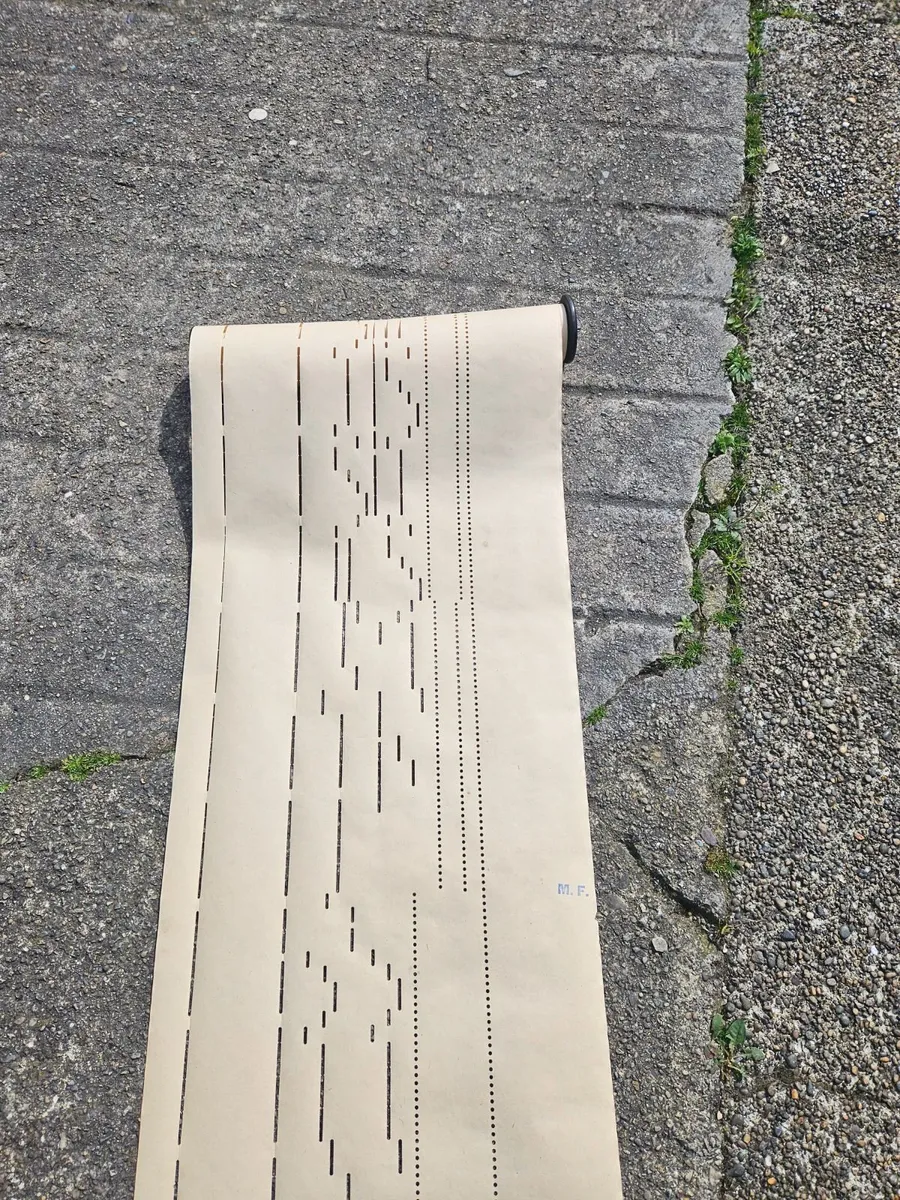 Vintage 1900 Music Sheet on Roll - Image 4