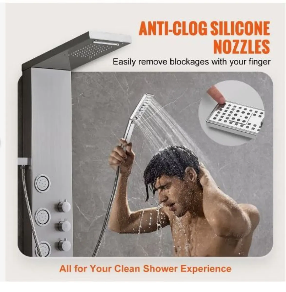 Shower Panel System, 4 Shower Modes Shower - Image 4