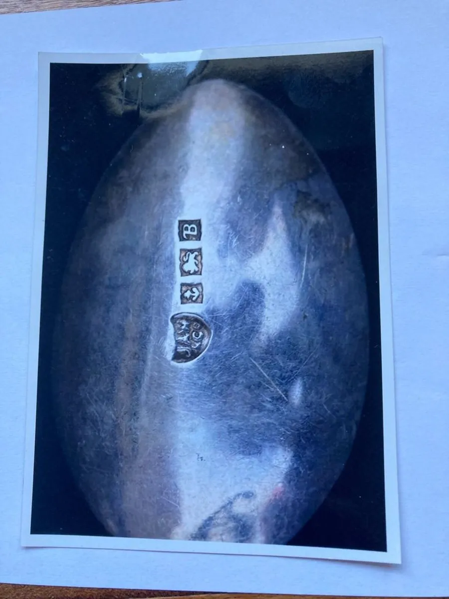 Antique 1926 Sterling Silver RMS Mauretania Spoon - Image 3