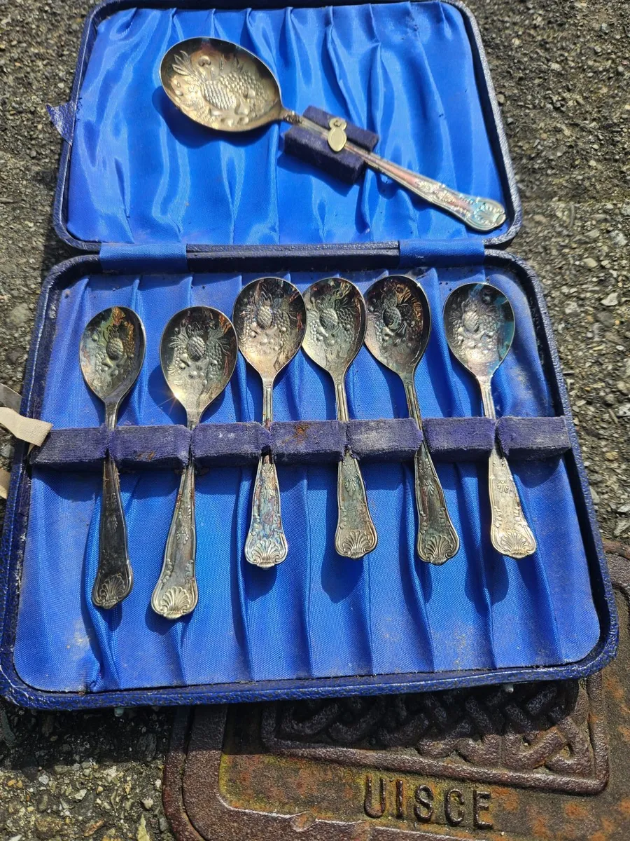 Vintage EPNS Spoon Set - Image 4