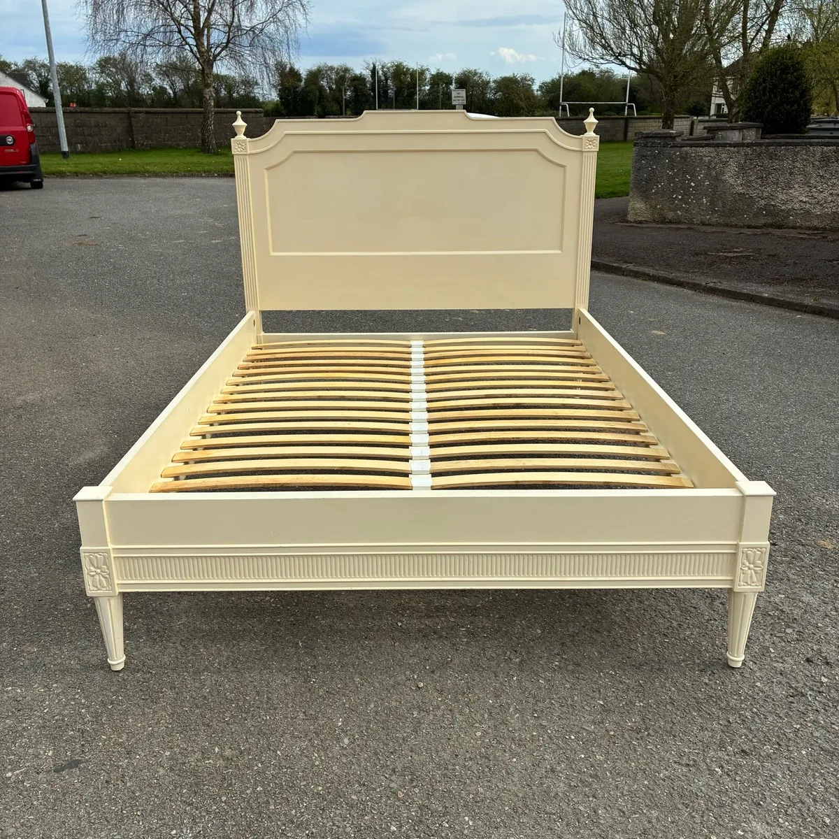 Fab!! Solid Cream bed frame & Mattress - Image 2