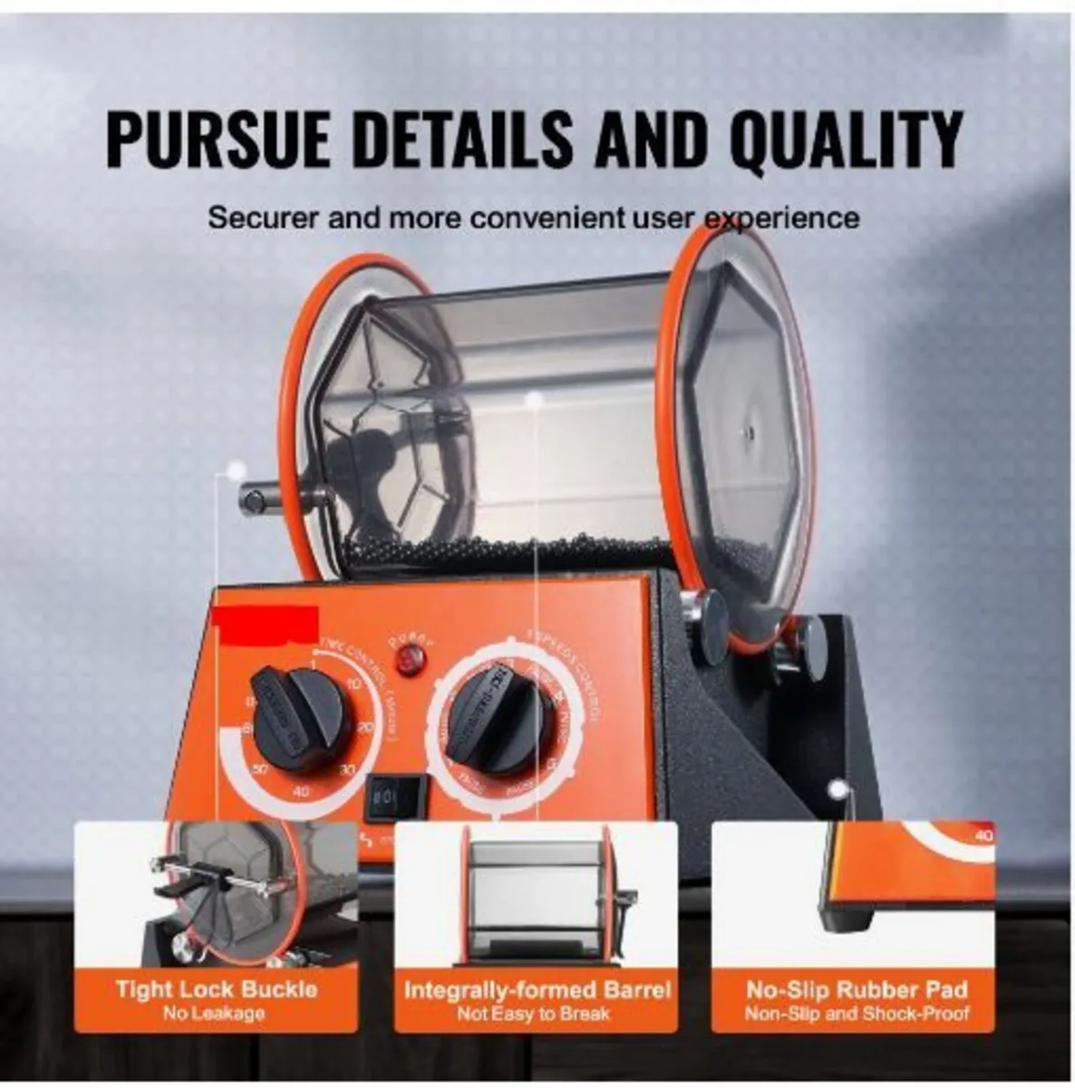 3kg Rotary Tumbler Surface Polisher Jewelry - Image 2