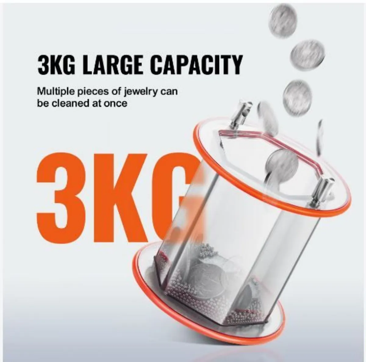 3kg Rotary Tumbler Surface Polisher Jewelry - Image 4