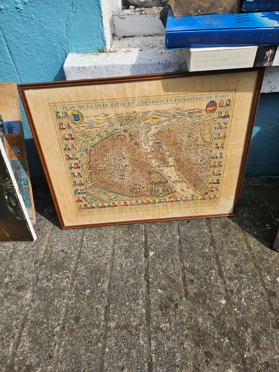 Vintage Picture Print Paris - Image 1