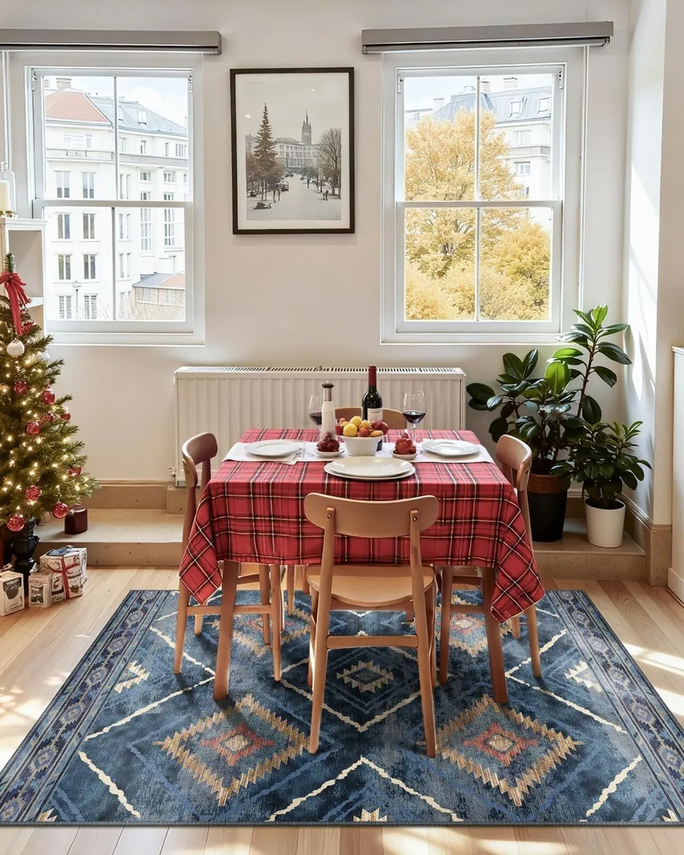 Living Room Rug 120 x 180 cm Washable Short Pile - Image 2