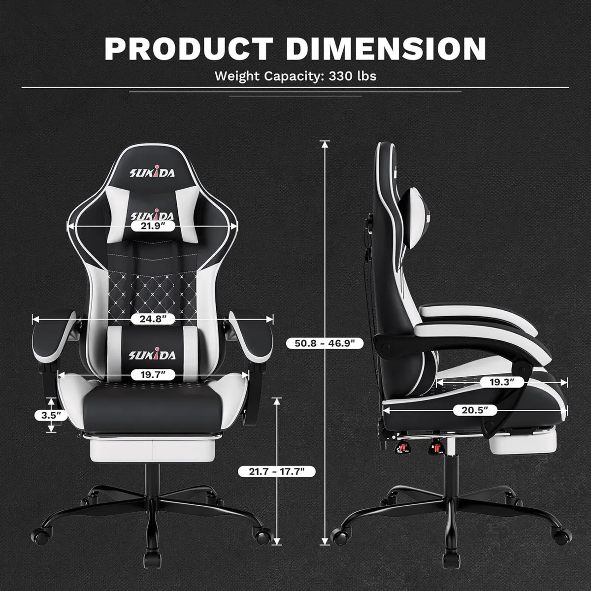 Gaming Chair Ergonomic Computer Chairs with - Image 3