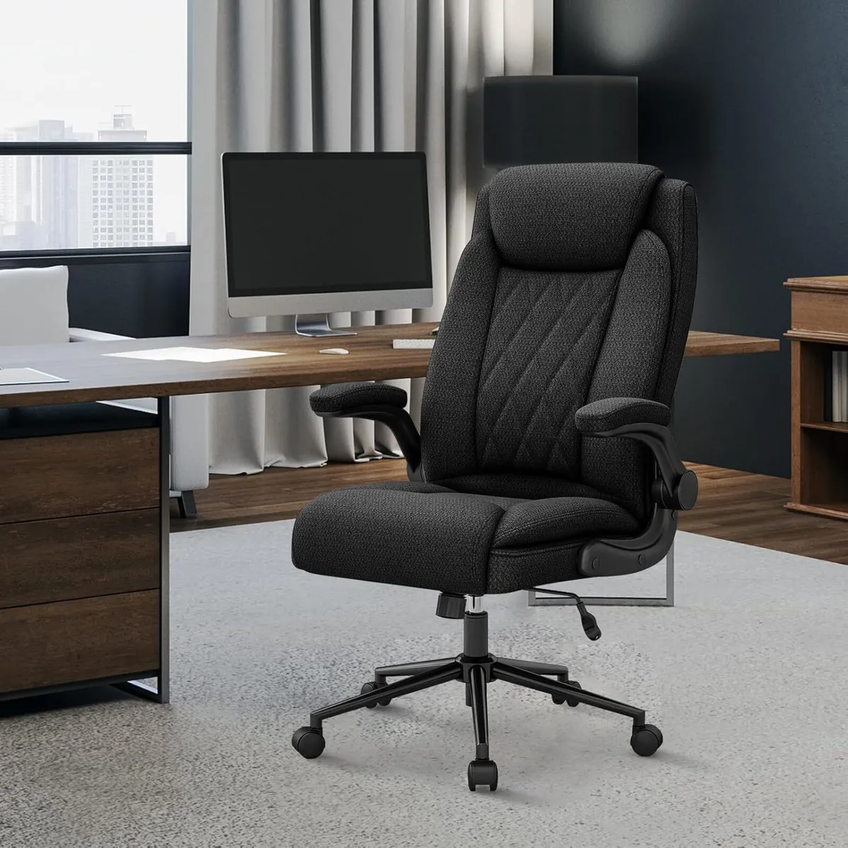 Ergonomic Office Chair Desk with high backrest - Image 1