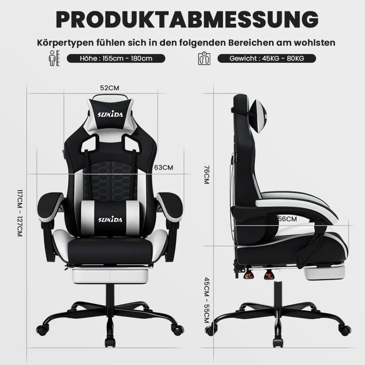 Ergonomic Gaming Chair for Adult Comfortable Desk - Image 3