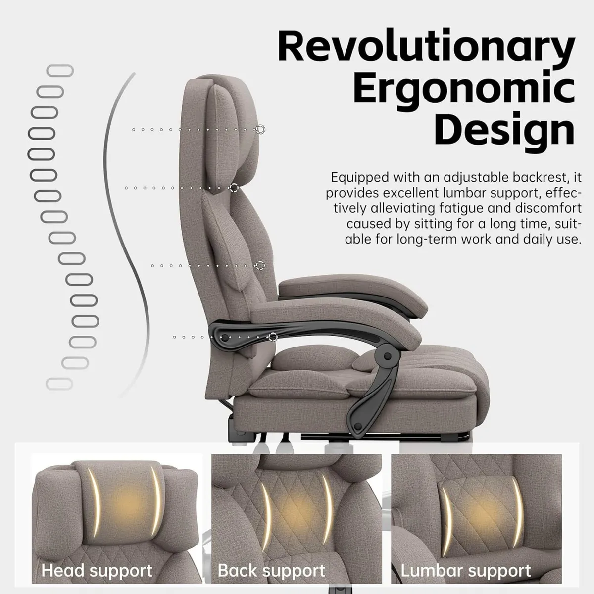 Computer Chair Ergonomic Office Chairs for Home - Image 4