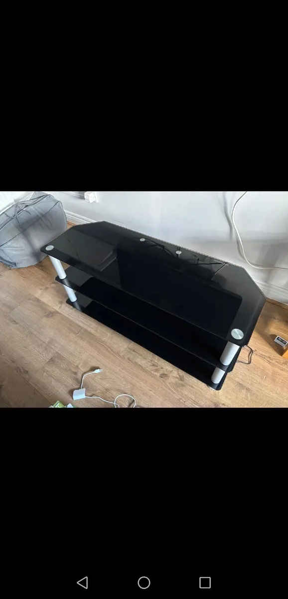 Glass TV Stand (as new) - Image 4