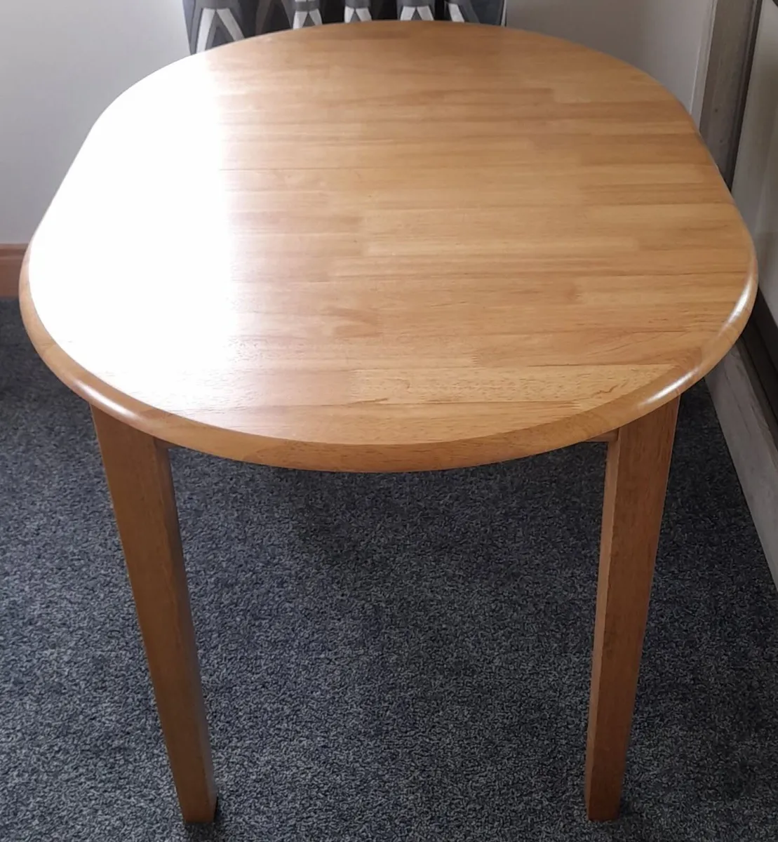 Oak Oval Extendable Table - Image 3