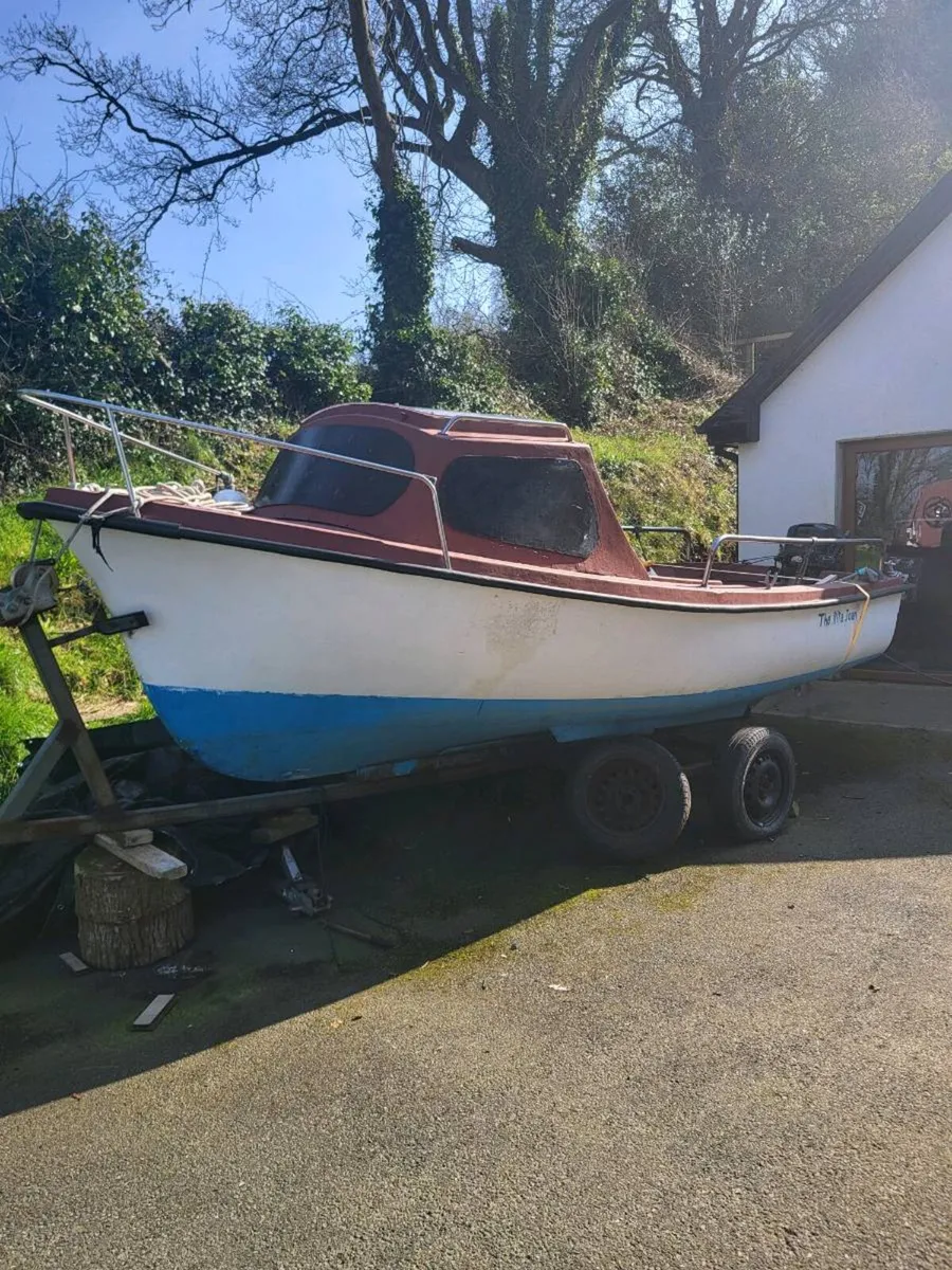 17ft O'Sullivan fast fisher boat - Image 2