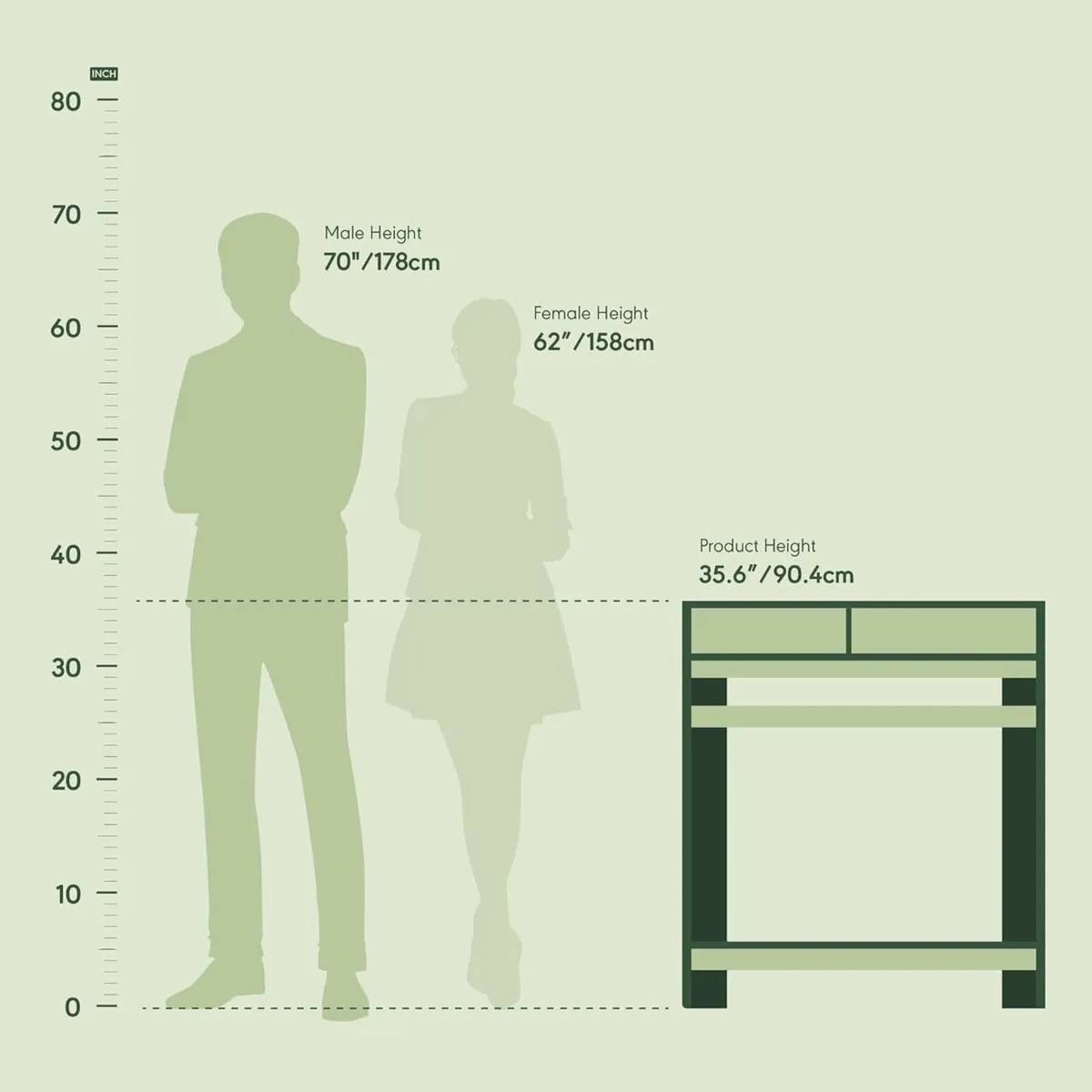 Simplistic A Frame Computer Desk Study Writing - Image 3