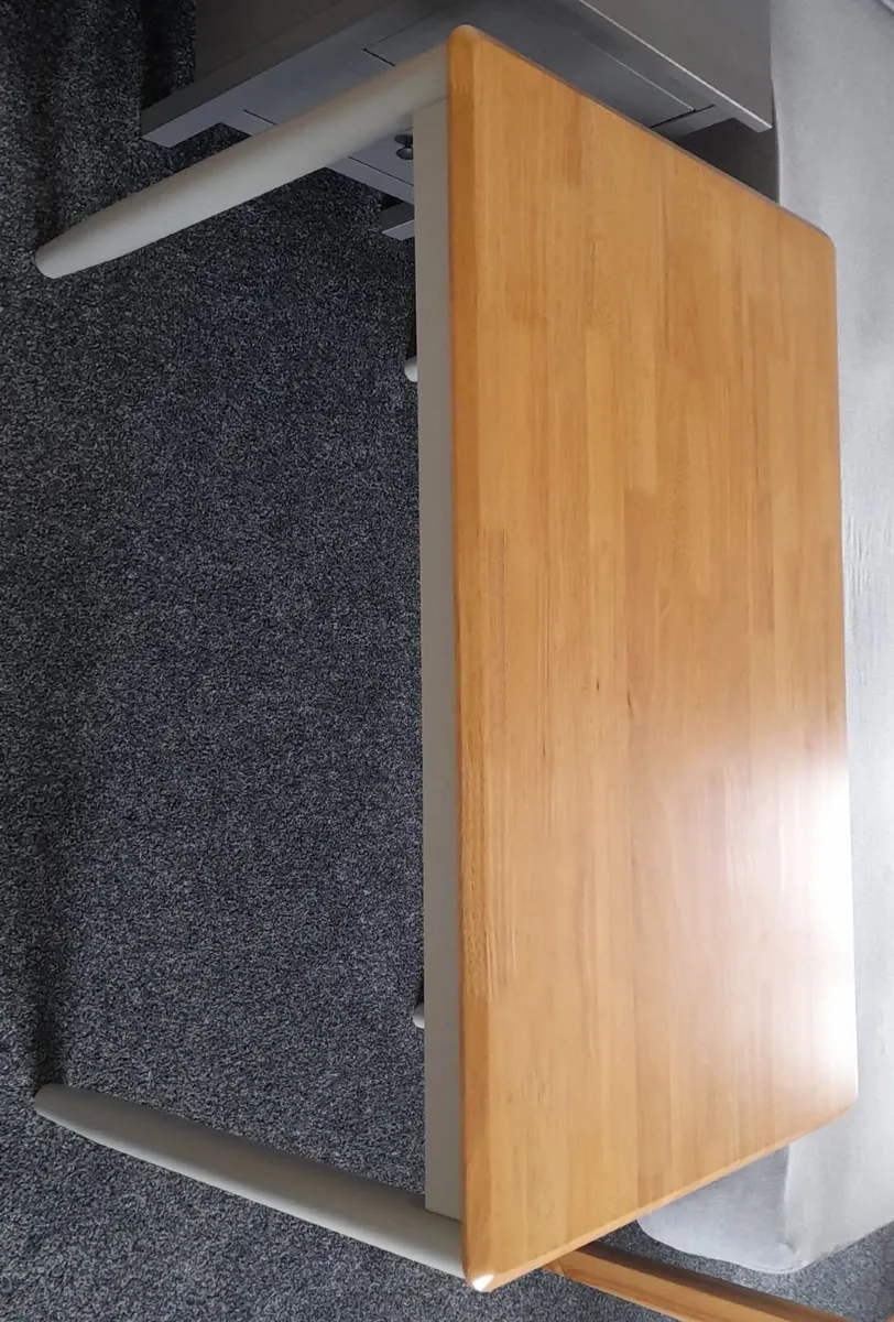 Oak and Grey Table - Image 1