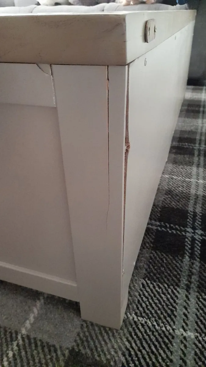 Treviso Painted Smoked Oak & EBP 2 Drawer Unit. - Image 3