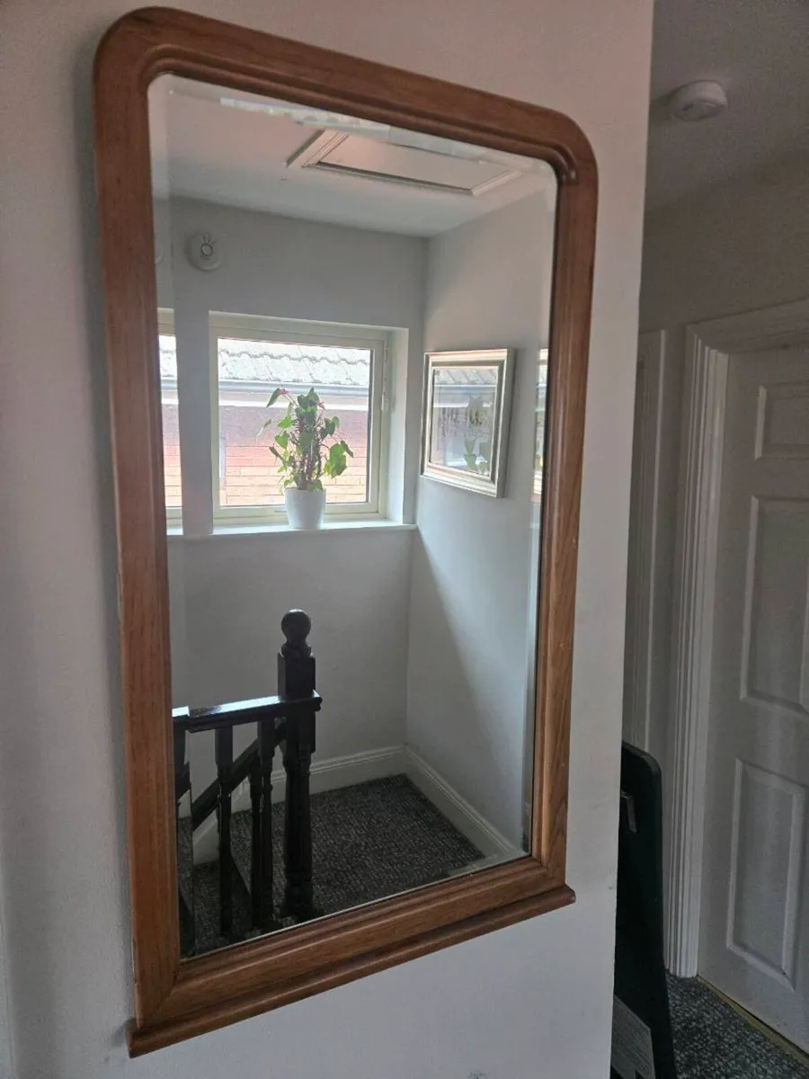 Large bevelled mirror - Image 2