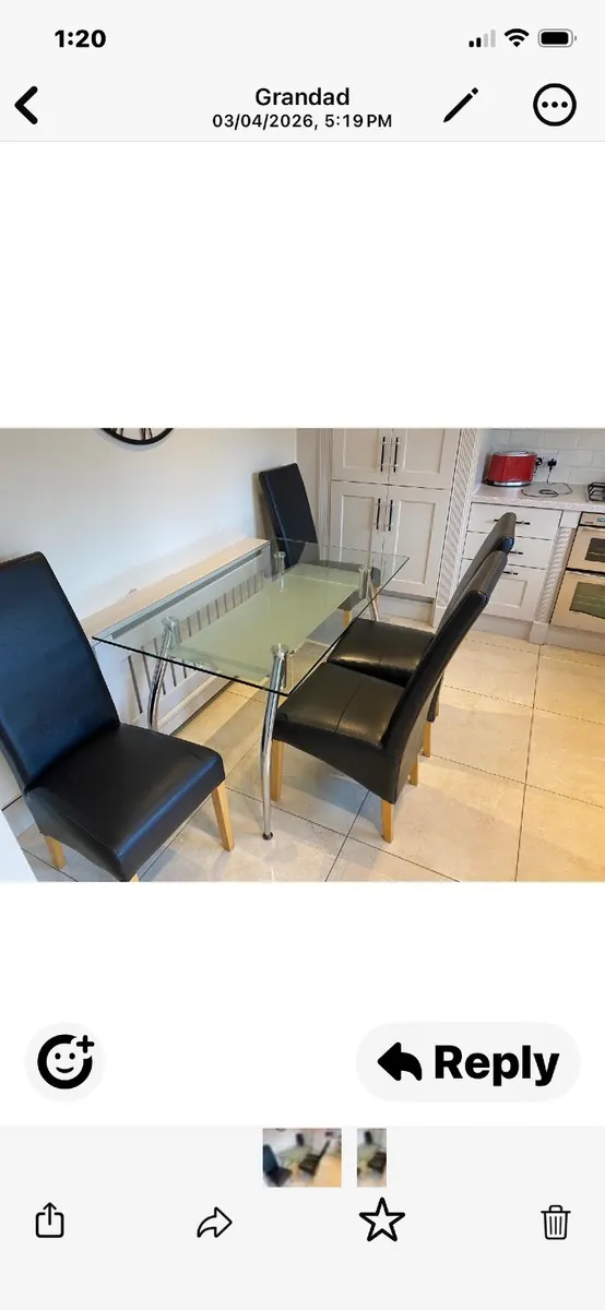 table and chairs - Image 1