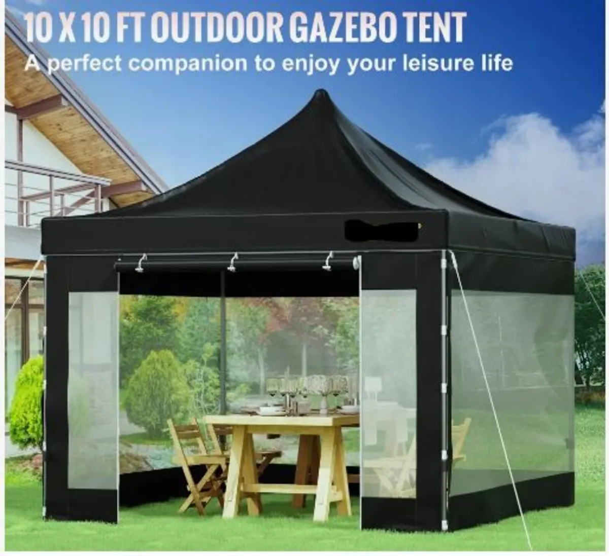 304.8 x 304.8 cm Pop Up Canopy Tent - Image 3