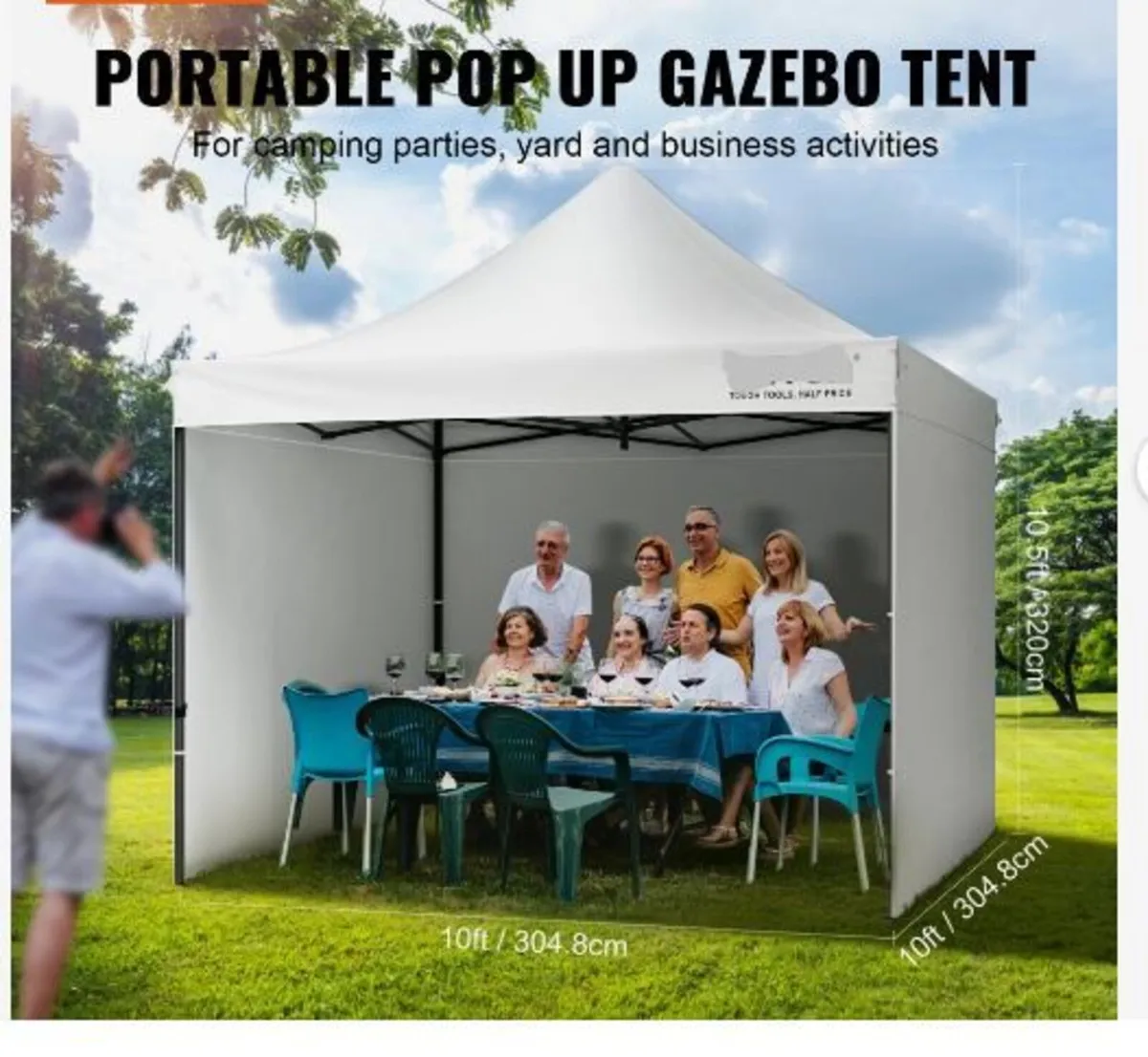 Pop Up Canopy Tent Outdoor Gazebo Tent - Image 2