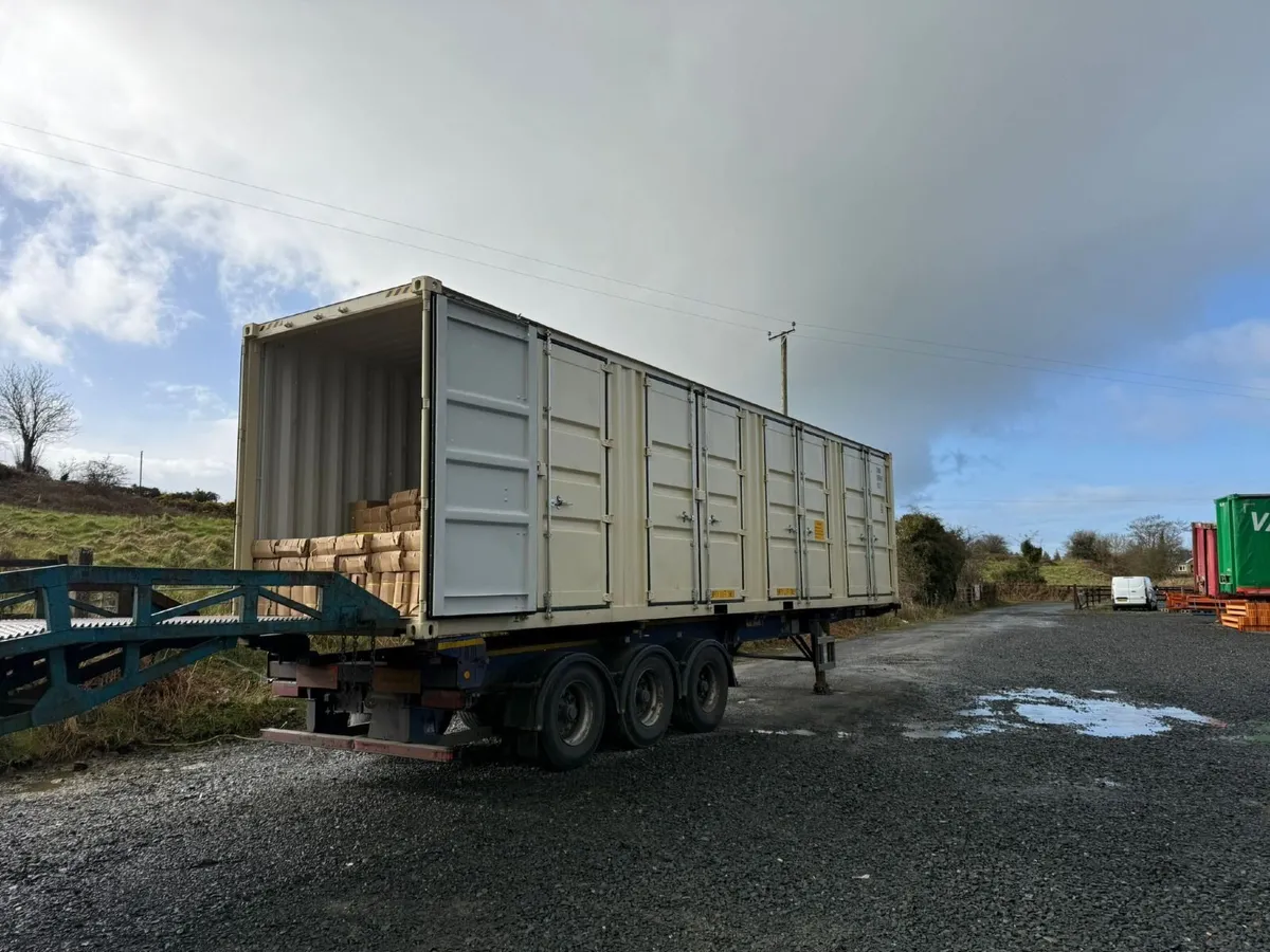 40ft HQ One Trip Shipping Containers Multi Door - Image 1