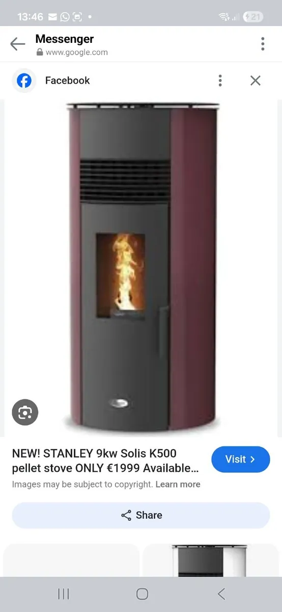 Stanley Pellet stove - Image 1