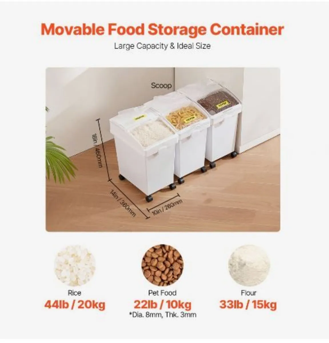 Ingredient Bin, 20.8 L Capacity Ingredient - Image 2