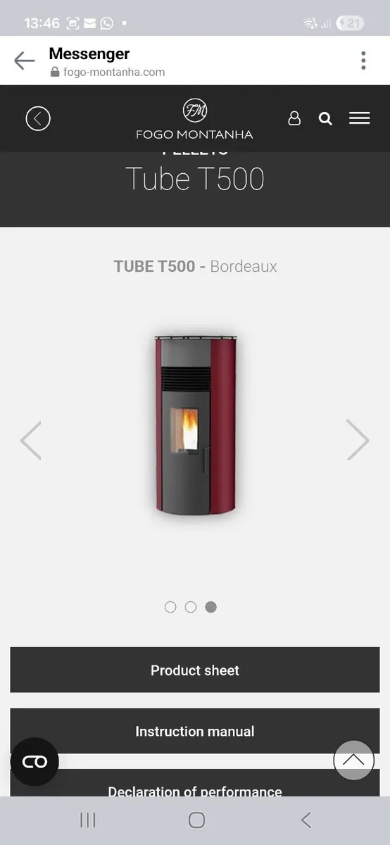 Stanley Pellet stove - Image 3