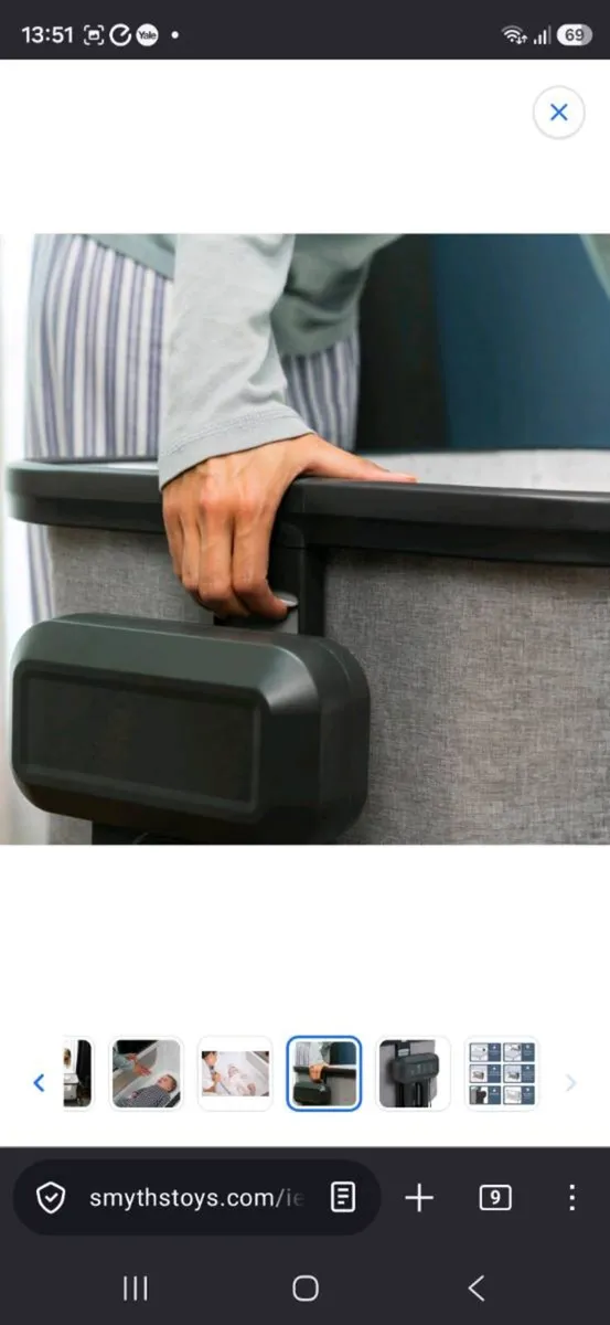 Baby Elegance Co-Glide Electric Bedside Crib - Image 4