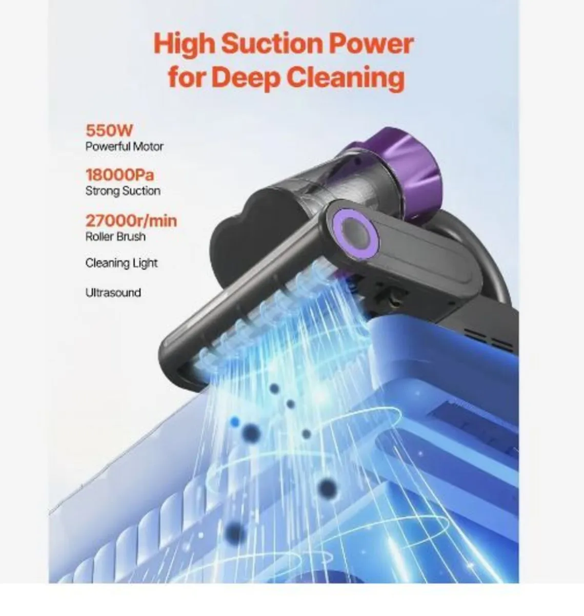 Mattress Vacuum Cleaner, 550W - Image 3