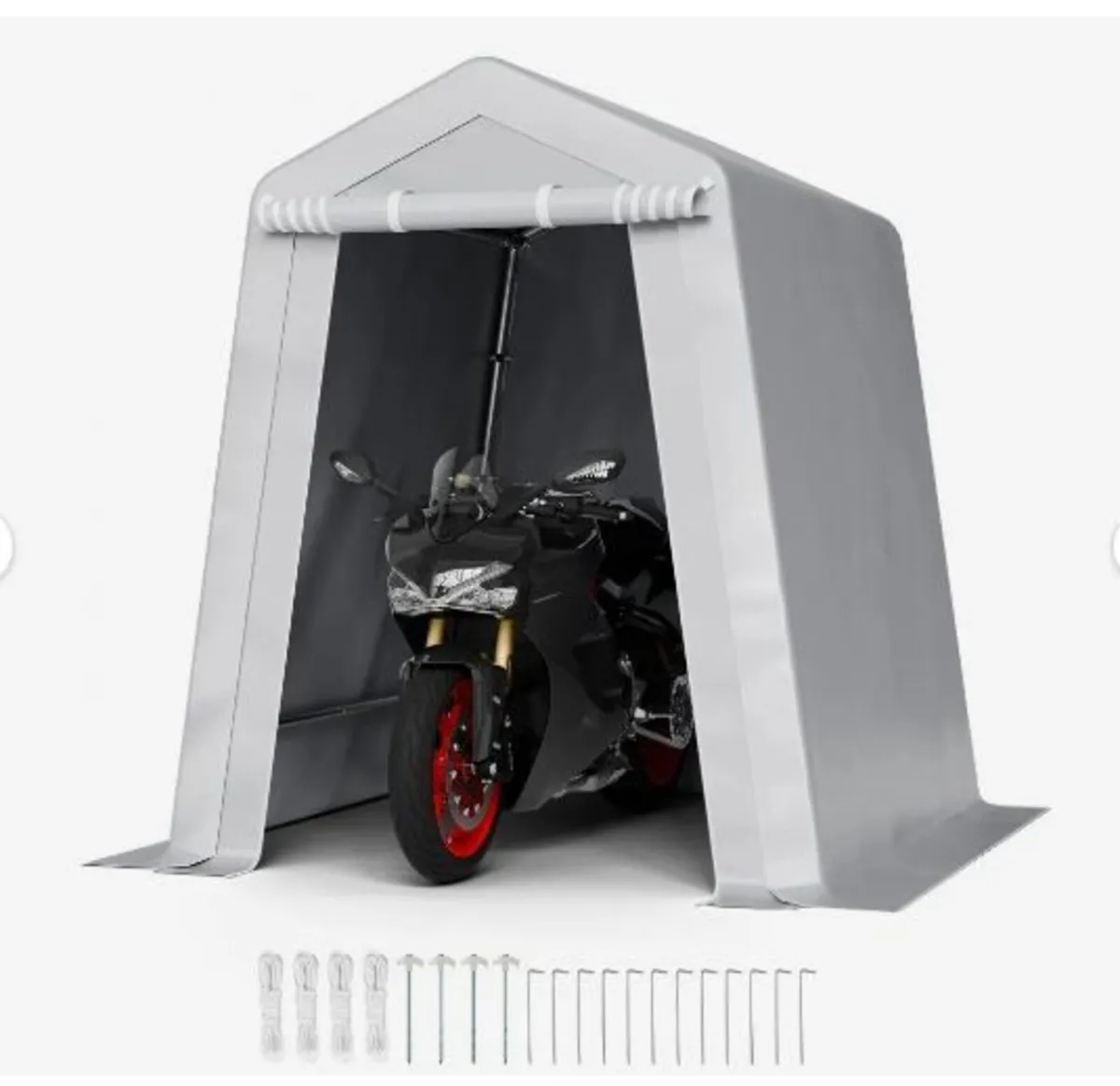 Outdoor Storage Shed, 6 x 6 ft Portable Storage - Image 1