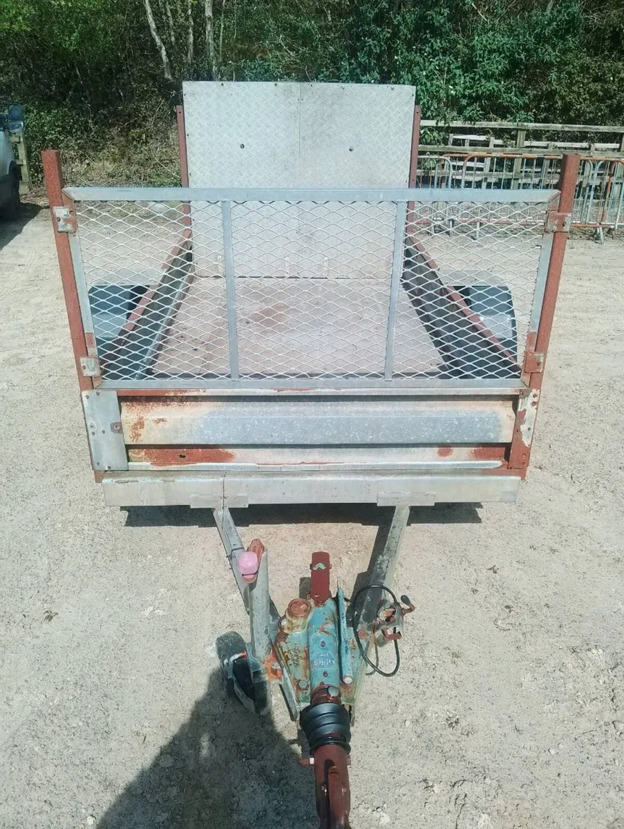 8 x 4 galvanised trailer c/w ramp free delivery - Image 2