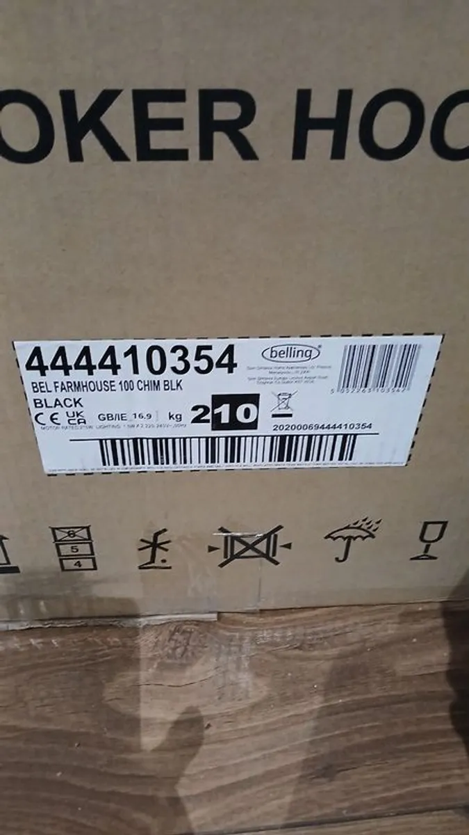 Black cooker hood - Image 2