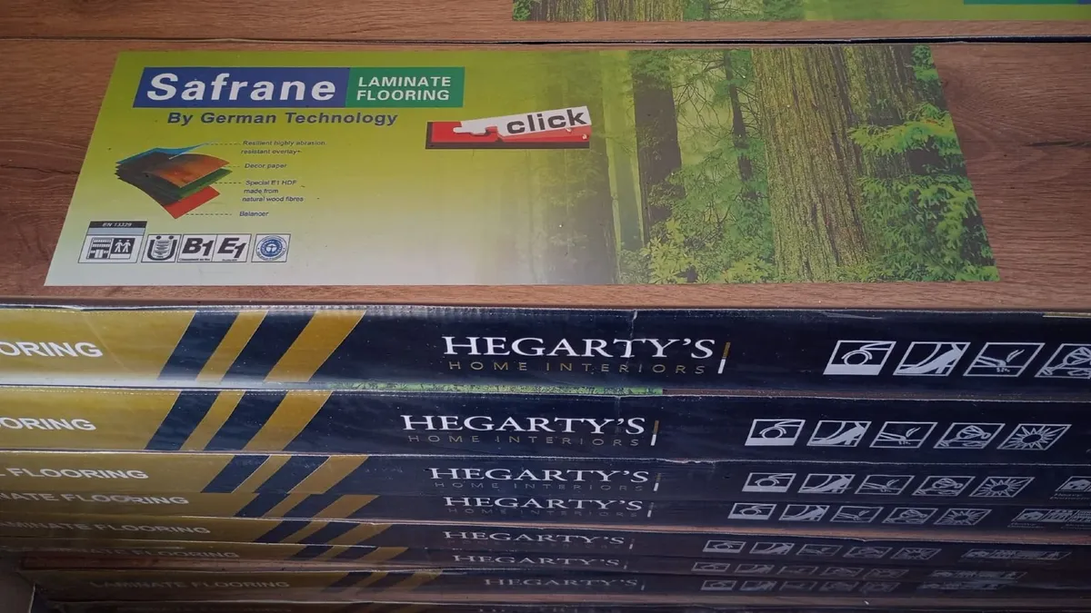 Private sale: NEW 18 Boxes 8mm laminate flooring - Image 2